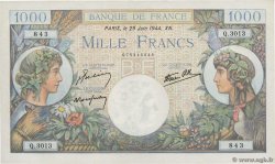 1000 Francs COMMERCE ET INDUSTRIE FRANCE  1944 F.39.09 SUP+
