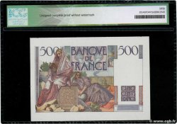 500 Francs CHATEAUBRIAND Épreuve FRANCE  1945 F.34.00Ec UNC-