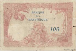 100 Francs MARTINIQUE  1930 P.13 pr.TB