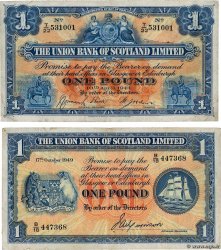 1 Pound SCOTLAND  1944 PS.815c et PS.816a MB