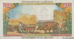 10 NF sur 500 Francs Pointe à Pitre REUNION INSEL  1971 P.54b SS