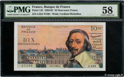 10 Nouveaux Francs RICHELIEU FRANKREICH  1963 F.57.22 fST