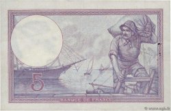 5 Francs FEMME CASQUÉE FRANCE  1918 F.03.02 VF+