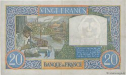 20 Francs TRAVAIL ET SCIENCE FRANCE  1941 F.12.13 XF