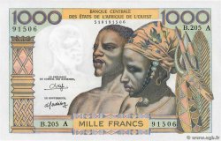 1000 Francs STATI AMERICANI AFRICANI  1980 P.103An FDC