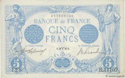 5 Francs BLEU FRANCE  1916 F.02.37 XF