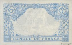 5 Francs BLEU FRANKREICH  1916 F.02.44 fST