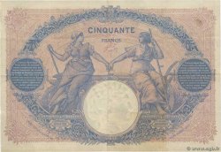 50 Francs BLEU ET ROSE FRANCIA  1899 F.14.11 MBC+