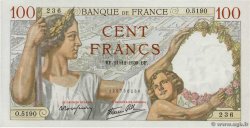 100 Francs SULLY FRANCE  1939 F.26.18