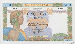 500 Francs LA PAIX Épreuve FRANCE  1940 F.32.00Ed1