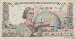 10000 Francs GÉNIE FRANÇAIS Spécimen FRANKREICH  1945 F.50.01Sp fST+