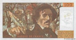 100 Francs DELACROIX FRANCE  1978 F.68.04 XF-