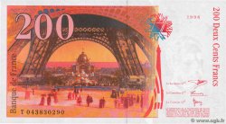 200 Francs EIFFEL FRANCE  1996 F.75.03a2 UNC-