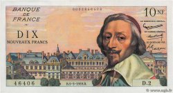 10 Nouveaux Francs RICHELIEU FRANCE  1959 F.57.01