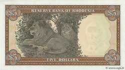 5 Dollars RHODESIA  1978 P.36b q.FDC