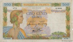 500 Francs LA PAIX FRANCE  1944 F.32.46 F
