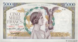 5000 Francs VICTOIRE FRANCE  1934 F.44.01 XF+