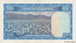 10 Shillings RHODESIA  1966 P.27a VF+