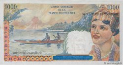 20 NF sur 1000 Francs Union Française  SAINT PIERRE AND MIQUELON  1964 P.34 AU