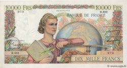 10000 Francs GÉNIE FRANÇAIS FRANKREICH  1950 F.50.26 VZ+