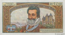 50 Nouveaux Francs HENRI IV FRANCE  1960 F.58.05 XF-