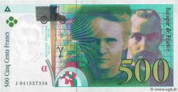 500 Francs PIERRE ET MARIE CURIE Sans STRAP Fauté FRANCIA  1998 F.76f4.04