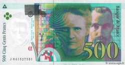 500 Francs PIERRE ET MARIE CURIE Sans STRAP Fauté FRANKREICH  1998 F.76f4.04 ST
