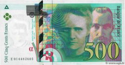 500 Francs PIERRE ET MARIE CURIE Symbole décalé Fauté FRANKREICH  1994 F.76f1.01 fST