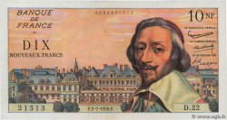 10 Nouveaux Francs RICHELIEU FRANCE  1959 F.57.02 SUP