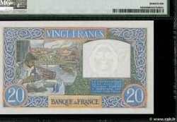 20 Francs TRAVAIL ET SCIENCE FRANCIA  1941 F.12.14 SC+