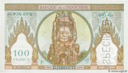 100 Francs Spécimen DSCHIBUTI   1931 P.08s fST+