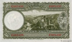 50 Francs Numéro spécial LUSSEMBURGO  1944 P.46a q.FDC