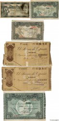 Lot de 6 billets ESPAÑA Bilbao 1936 P.LOT