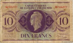 10 Francs AFRIQUE ÉQUATORIALE FRANÇAISE  1943 P.16b S