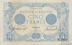 5 Francs BLEU FRANCE  1915 F.02.29 VF