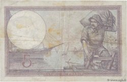 5 Francs FEMME CASQUÉE FRANCE  1924 F.03.08 pr.TB