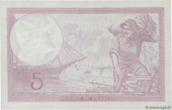 5 Francs FEMME CASQUÉE modifié FRANKREICH  1939 F.04.07 VZ+
