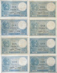 10 Francs MINERVE Lot FRANCIA  1916 F.06.lot MB