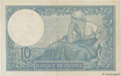 10 Francs MINERVE FRANKREICH  1925 F.06.09 fVZ