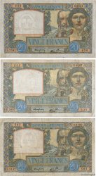 20 Francs TRAVAIL ET SCIENCE Lot FRANCE  1940 F.12.lot