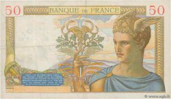 50 Francs CÉRÈS FRANCIA  1937 F.17.40 q.BB