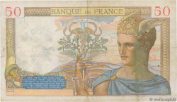 50 Francs CÉRÈS modifié FRANCE  1939 F.18.31 TB