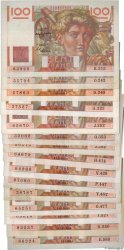 100 Francs JEUNE PAYSAN Lot FRANKREICH  1947 F.28.lot