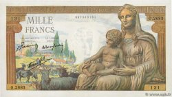 1000 Francs DÉESSE DÉMÉTER FRANCIA  1943 F.40.15 SC