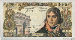 10000 Francs BONAPARTE FRANCIA  1956 F.51.03 BC+