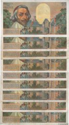 10 Nouveaux Francs RICHELIEU Lot FRANCIA  1959 F.57.lot BC
