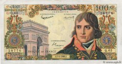 100 Nouveaux Francs BONAPARTE FRANCIA  1960 F.59.06 q.BB