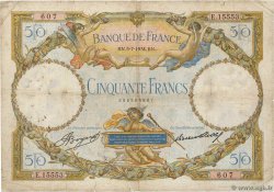 50 Francs LUC OLIVIER MERSON type modifié FRANCE  1934 F.16.05 G