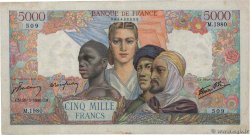 5000 Francs EMPIRE FRANÇAIS FRANCIA  1946 F.47.51 BC+