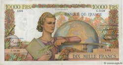 10000 Francs GÉNIE FRANÇAIS FRANCIA  1953 F.50.66 MB